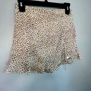 American Threads, mini skirt with shorts, small